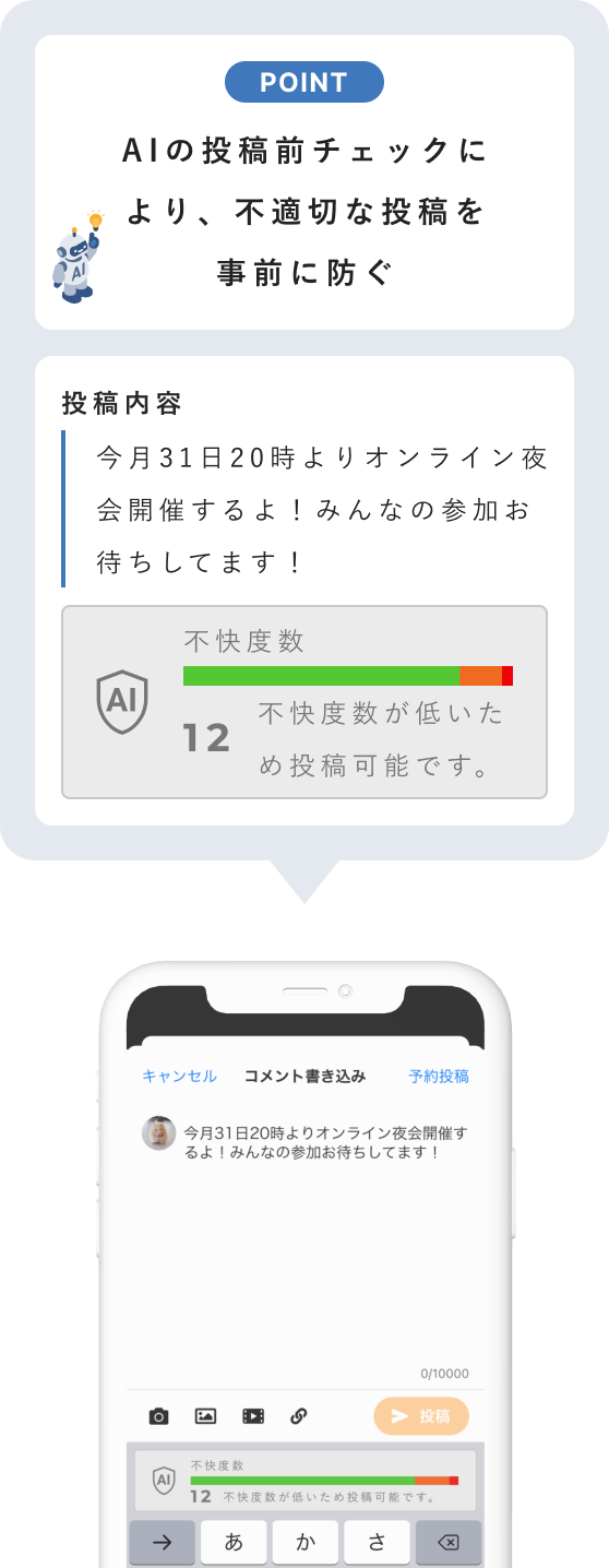 AI投稿監視(自然言語処理技術の応用)